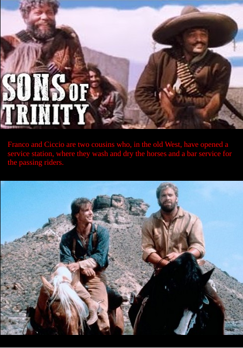 DVD cover image of the comedy film Sons of Trinity featuring Heath Kizzier and Keith Neubert, from FilmClassicsonDVD.