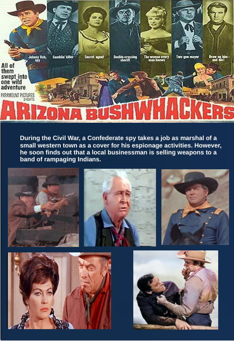 Arizona Bushwhackers DVD featuring Howard Keel and Yvonne De Carlo, drama movie from FilmClassics on DVD.