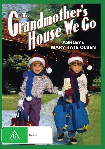 Rare collectible DVD of "To Grandmother’s House We Go" from FilmClassicsOnDVD, featuring the classic holiday film cover art.