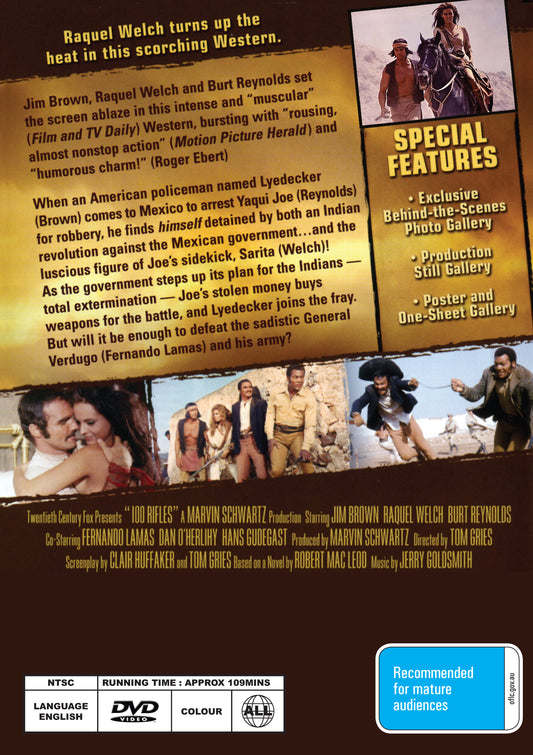 100 Rifles (1969) - DVD