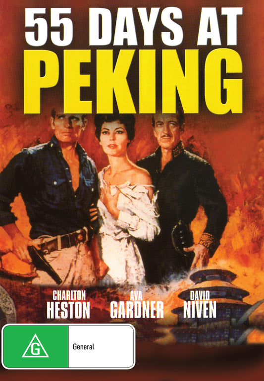 Buy Online 55 Days at Peking (1963) - DVD - Charlton Heston, Ava Gardner, David Niven | Best Shop for Old classic and hard to find movies on DVD - Timeless Classic DVD
