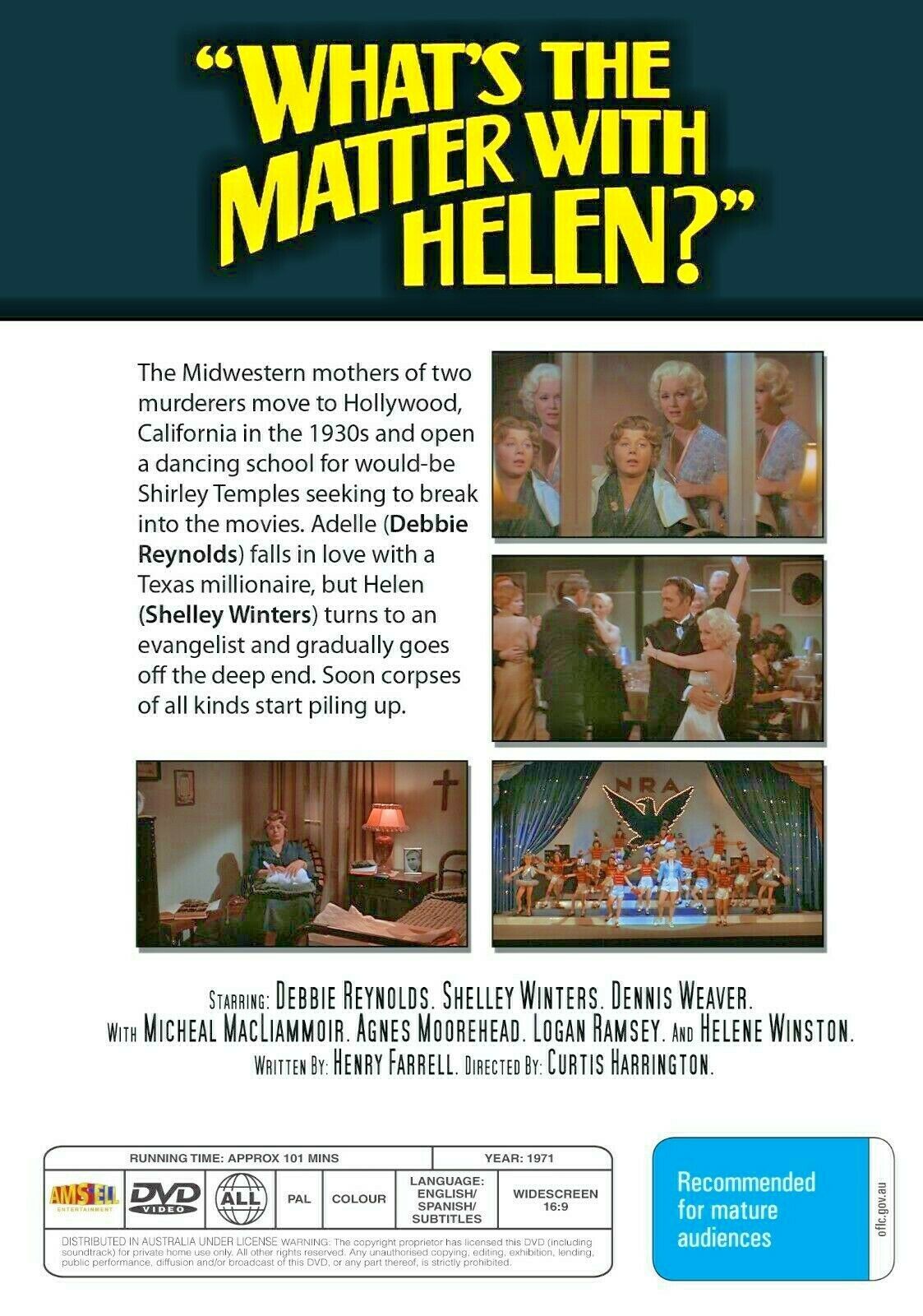 Buy Online What's the Matter with Helen? (1971) - DVD - Debbie Reynolds, Shelley Winters | Best Shop for Old classic and hard to find movies on DVD - Timeless Classic DVD