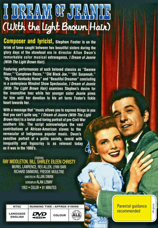 Buy Online I Dream of Jeanie - DVD - 1952 - Ray Middleton, Bill Shirley | Best Shop for Old classic and hard to find movies on DVD - Timeless Classic DVD