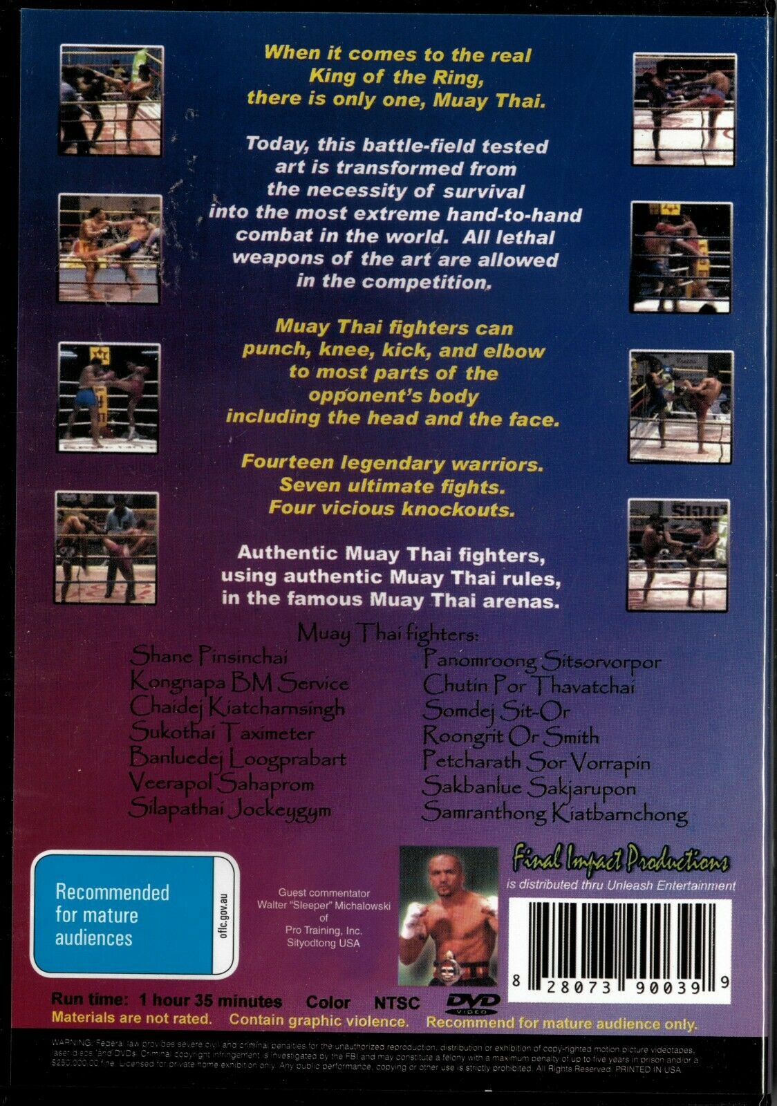 Buy Online MUAY THAI ULTIMTE FIGHTS - DVD | Best Shop for Old classic and hard to find movies on DVD - Timeless Classic DVD
