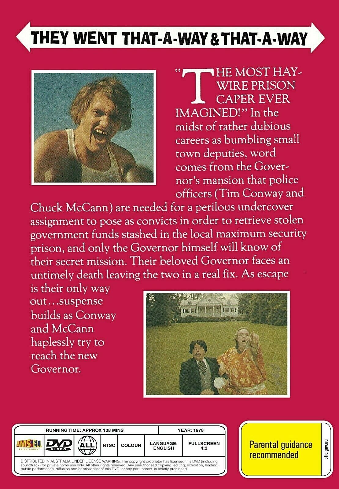 Buy Online They Went That-A-Way & That-A-Way (1978) - DVD - Tim Conway, Chuck McCann | Best Shop for Old classic and hard to find movies on DVD - Timeless Classic DVD