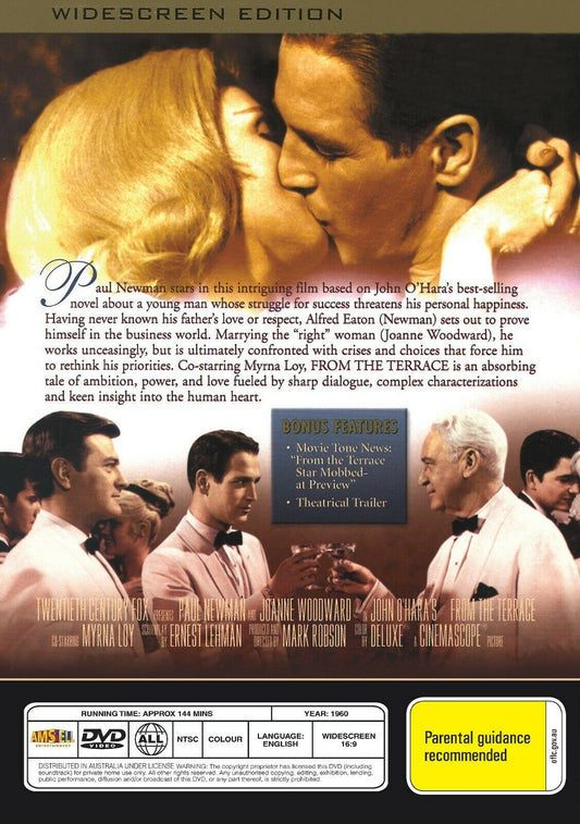 Buy Online From the Terrace - DVD - Paul Newman, Joanne Woodward | Best Shop for Old classic and hard to find movies on DVD - Timeless Classic DVD