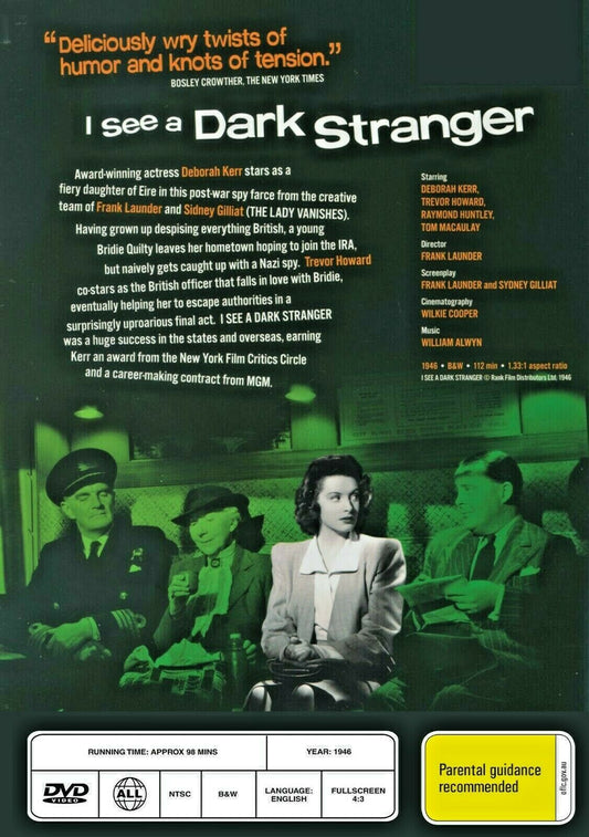 Buy Online I See a Dark Stranger - DVD - Deborah Kerr, Trevor Howard | Best Shop for Old classic and hard to find movies on DVD - Timeless Classic DVD