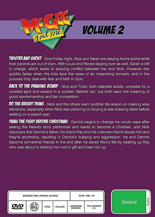 Buy Online McGEE AND ME VOL. 2 Joseph Dammann Terry Bozeman Christian Family - DVD | Best Shop for Old classic and hard to find movies on DVD - Timeless Classic DVD