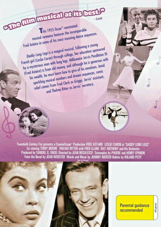 Buy Online Daddy Long Legs (1955) - DVD  - Fred Astaire, Leslie Caron | Best Shop for Old classic and hard to find movies on DVD - Timeless Classic DVD