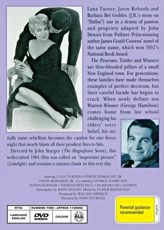 Buy Online By Love Possessed (1961) - DVD - Lana Turner, Jason Robards | Best Shop for Old classic and hard to find movies on DVD - Timeless Classic DVD