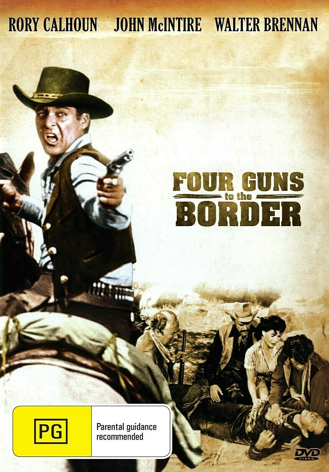 Buy Online Four Guns to the Border (1954) - DVD - Rory Calhoun, Colleen Miller - WESTERN | Best Shop for Old classic and hard to find movies on DVD - Timeless Classic DVD
