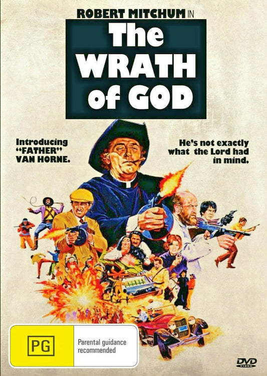 Buy Online The Wrath of God (1972) - DVD - NEW - Robert Mitchum, Rita Hayworth | Best Shop for Old classic and hard to find movies on DVD - Timeless Classic DVD