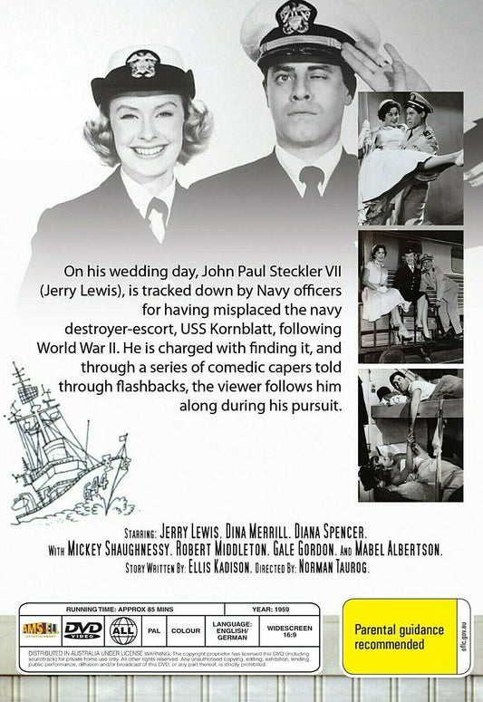 Buy Online Don't Give Up the Ship (1959) - DVD  - Jerry Lewis | Best Shop for Old classic and hard to find movies on DVD - Timeless Classic DVD