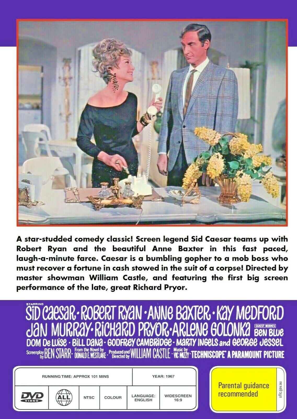 Buy Online The Busy Body (1967) - DVD - Sid Caesar, Robert Ryan - COMEDY | Best Shop for Old classic and hard to find movies on DVD - Timeless Classic DVD