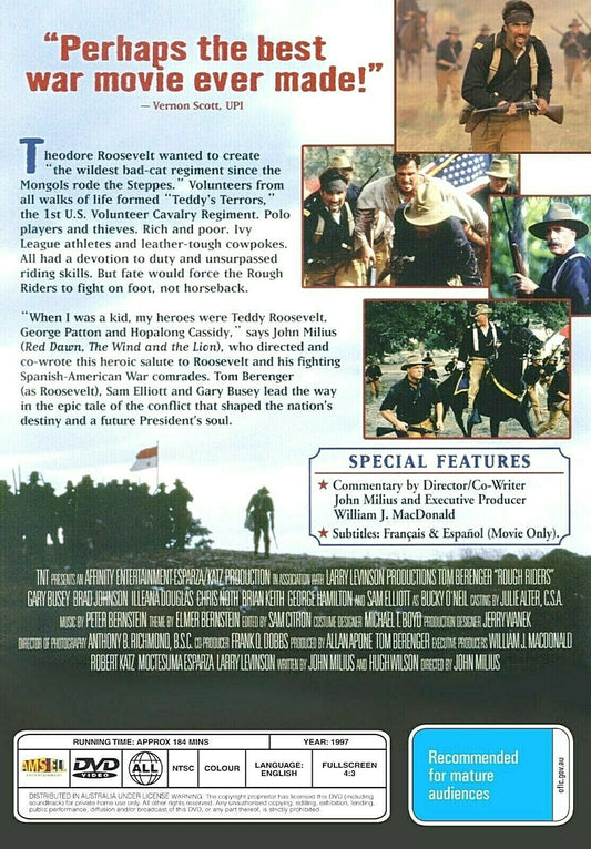 Buy Online Rough Riders - DVD - Tom Berenger, Sam Elliott | Best Shop for Old classic and hard to find movies on DVD - Timeless Classic DVD