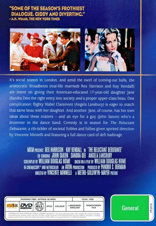 Buy Online The Reluctant Debutante -  DVD - Rex Harrison, Kay Kendall | Best Shop for Old classic and hard to find movies on DVD - Timeless Classic DVD