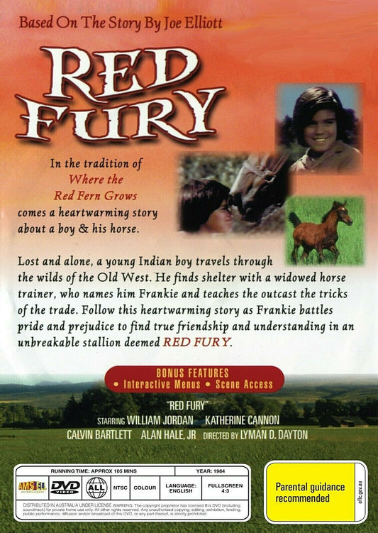 Buy Online The Red Fury - DVD - Will Jordan, Katherine Cannon | Best Shop for Old classic and hard to find movies on DVD - Timeless Classic DVD