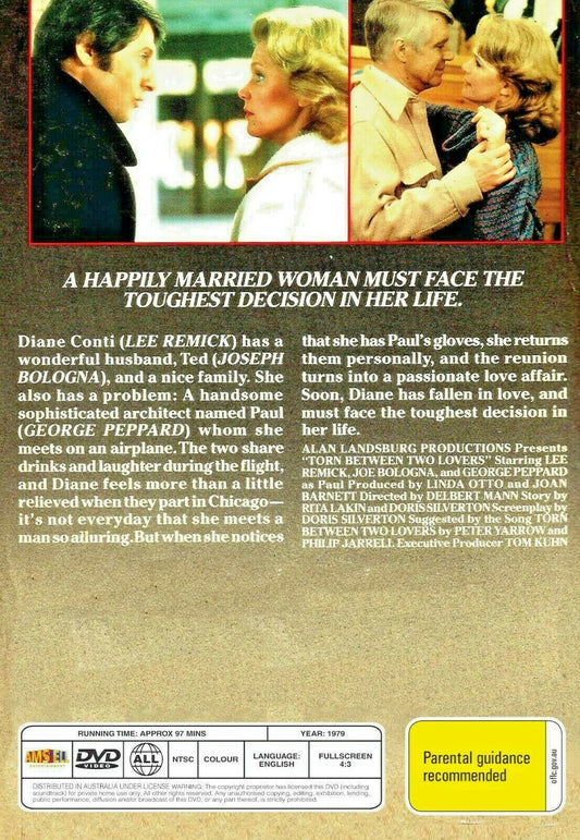 Buy Online Torn Between Two Lovers  - DVD - Lee Remick, George Peppard | Best Shop for Old classic and hard to find movies on DVD - Timeless Classic DVD