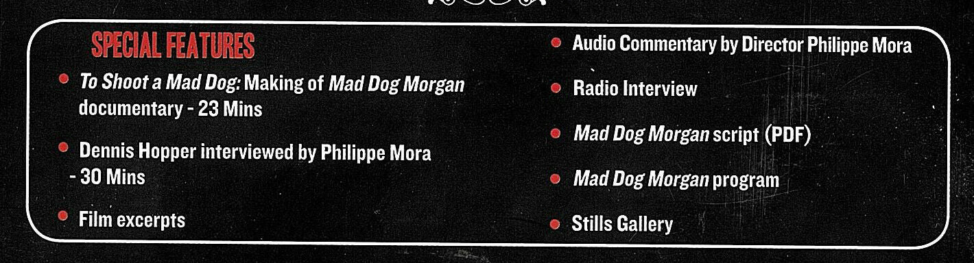 Buy Online Mad Dog Morgan - DVD - PAL - Dennis Hopper, Jack Thompson | Best Shop for Old classic and hard to find movies on DVD - Timeless Classic DVD