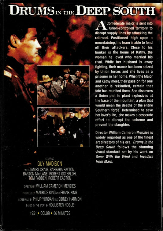 Buy Online DRUMS IN THE DEEP SOUTH - DVD | Best Shop for Old classic and hard to find movies on DVD - Timeless Classic DVD