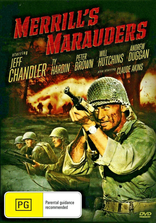 Buy Online Merrill's Marauders -  DVD - Jeff Chandler, Ty Hardin | Best Shop for Old classic and hard to find movies on DVD - Timeless Classic DVD