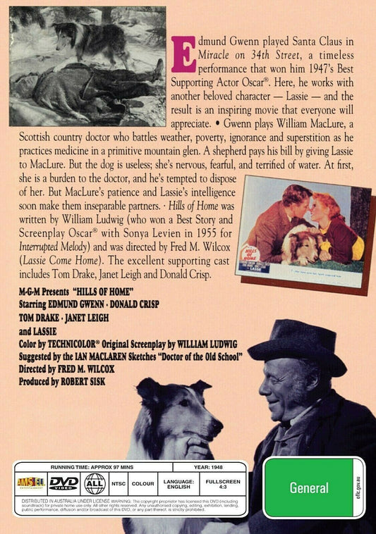 Buy Online Hills of Home - DVD - Lassie | Best Shop for Old classic and hard to find movies on DVD - Timeless Classic DVD