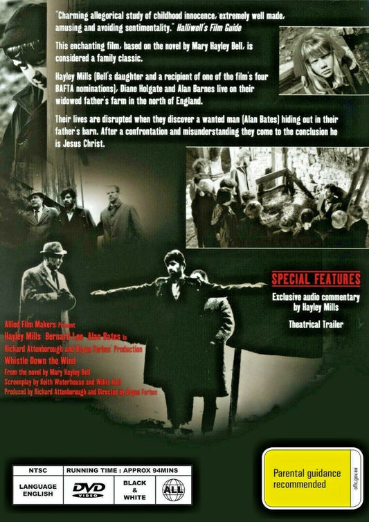 Buy Online Whistle Down the Wind  - DVD - Alan Bates, Bernard Lee | Best Shop for Old classic and hard to find movies on DVD - Timeless Classic DVD