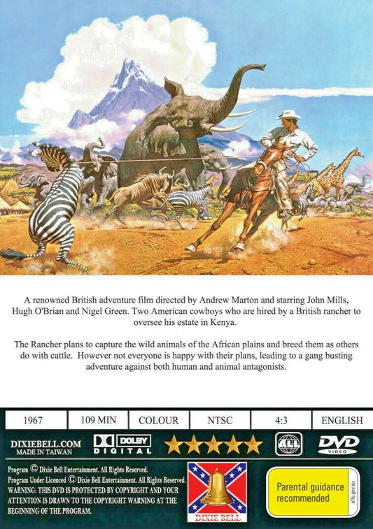 Buy Online Africa Texas Style - DVD - Hugh O'Brian, John Mills - WESTERN | Best Shop for Old classic and hard to find movies on DVD - Timeless Classic DVD