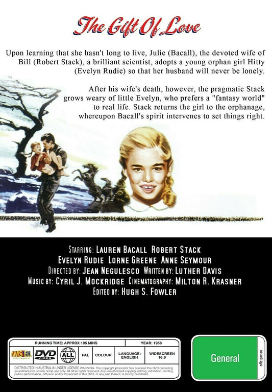 Buy Online The Gift of Love - DVD - Lauren Bacall, Robert Stack | Best Shop for Old classic and hard to find movies on DVD - Timeless Classic DVD