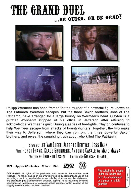 Buy Online The Grand Duel (1972) - DVD - WESTERN | Best Shop for Old classic and hard to find movies on DVD - Timeless Classic DVD