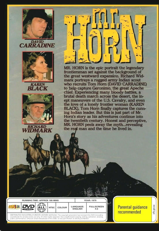 Buy Online Mr. Horn  - DVD - David Carradine, Richard Widmark  - WESTERN | Best Shop for Old classic and hard to find movies on DVD - Timeless Classic DVD