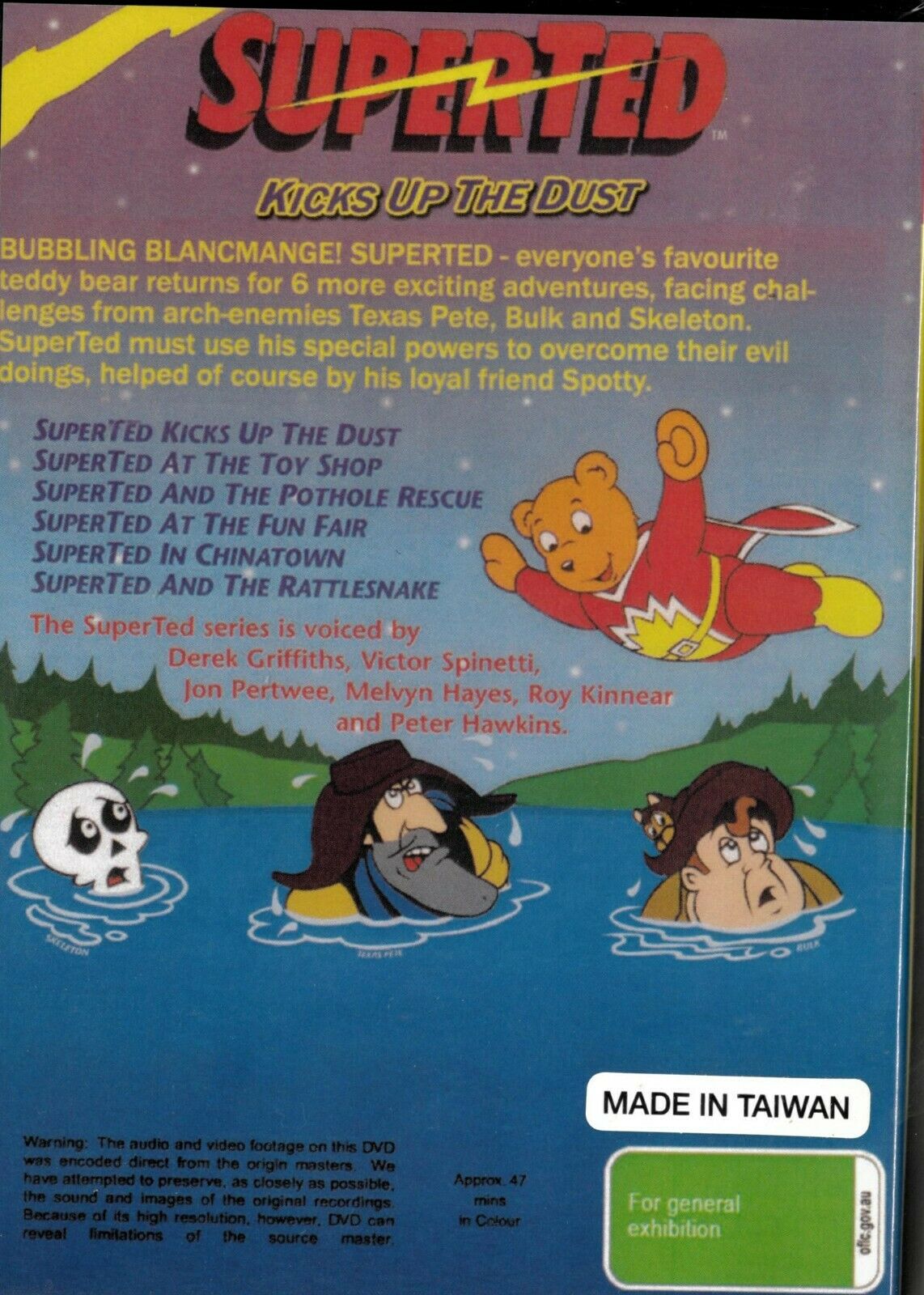 Buy Online SuperTed - Kicks Up the Dust 6 episode set - PAL | Best Shop for Old classic and hard to find movies on DVD - Timeless Classic DVD