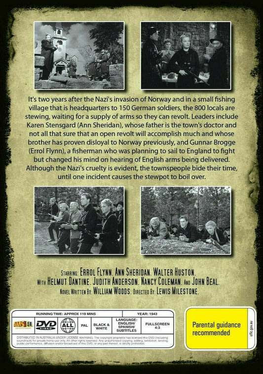 Buy Online Edge of Darkness - 1943 - DVD - Errol Flynn, Ann Sheridan | Best Shop for Old classic and hard to find movies on DVD - Timeless Classic DVD