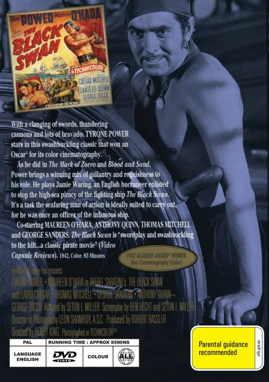 Buy Online The Black Swan (1942) - DVD -NEW - Tyrone Power, Maureen O'Hara | Best Shop for Old classic and hard to find movies on DVD - Timeless Classic DVD
