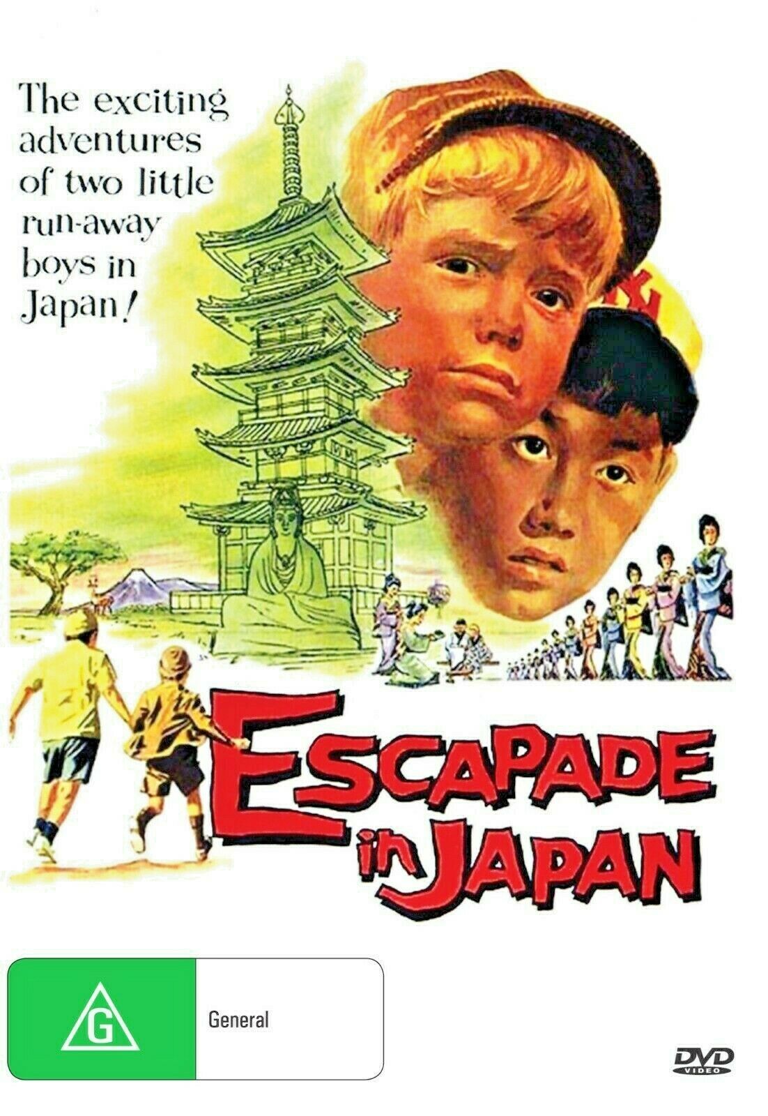 Escapade in Japan (1957) - DVD - Teresa Wright, Cameron