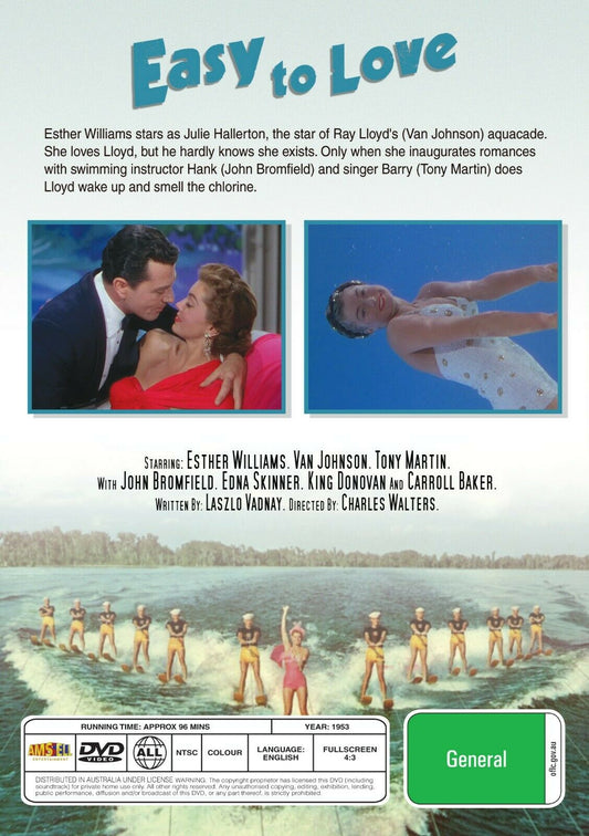 Buy Online Easy to Love - DVD - Esther Williams, Van Johnson | Best Shop for Old classic and hard to find movies on DVD - Timeless Classic DVD