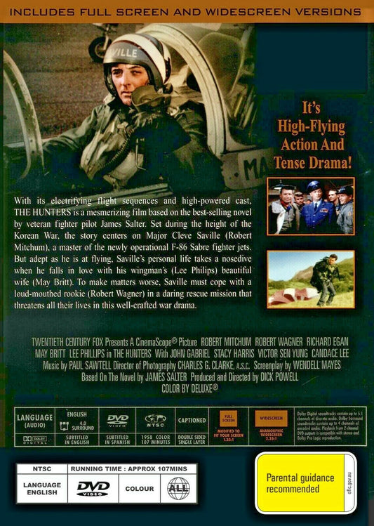 Buy Online The Hunters - DVD - Robert Mitchum, Robert Wagner | Best Shop for Old classic and hard to find movies on DVD - Timeless Classic DVD