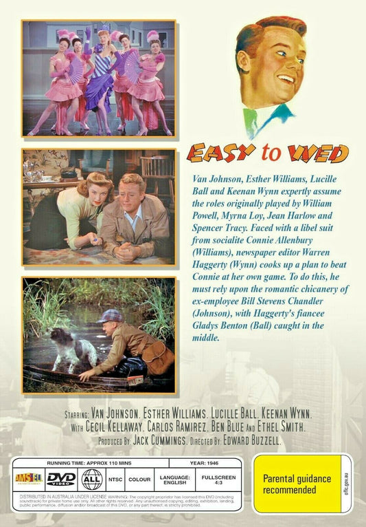 Buy Online Easy to Wed - DVD - Van Johnson, Esther Williams | Best Shop for Old classic and hard to find movies on DVD - Timeless Classic DVD