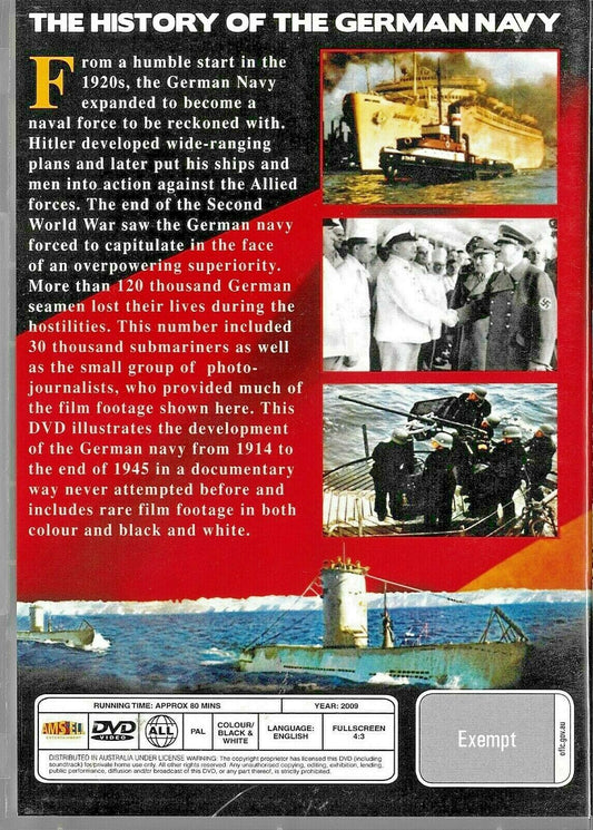 Buy Online The History of the German Navy : 1914 to 1945 - DVD | Best Shop for Old classic and hard to find movies on DVD - Timeless Classic DVD
