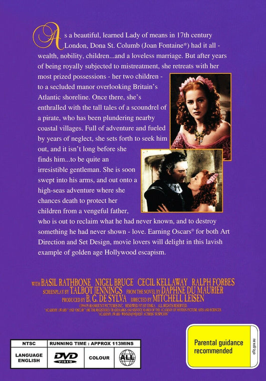 Buy Online Frenchman's Creek - 1944 - DVD - Joan Fontaine, Arturo de Córdova | Best Shop for Old classic and hard to find movies on DVD - Timeless Classic DVD