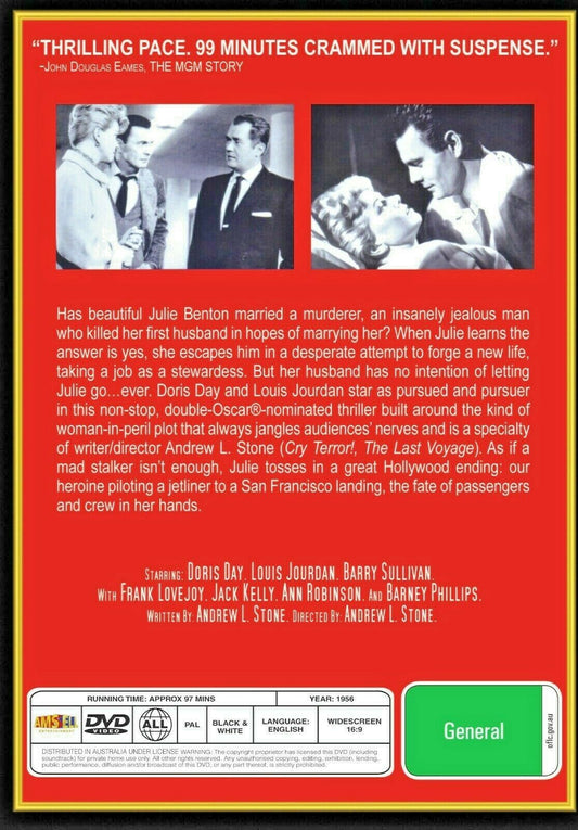Buy Online Julie - DVD - Doris Day, Louis Jourdan, Barry Sullivan | Best Shop for Old classic and hard to find movies on DVD - Timeless Classic DVD