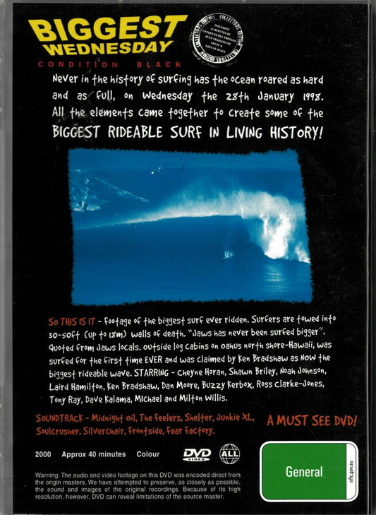 Buy Online Biggest Wednesday Condition Black - DVD | Best Shop for Old classic and hard to find movies on DVD - Timeless Classic DVD