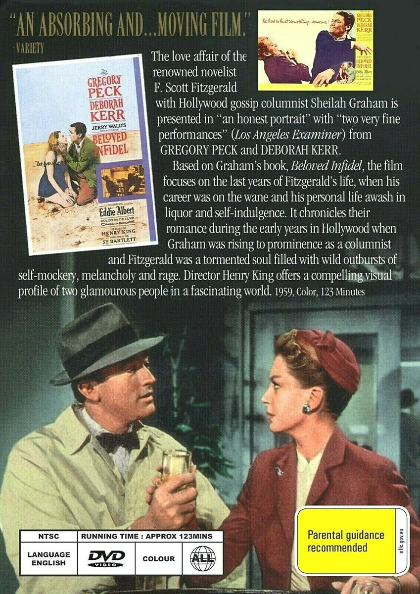 Beloved Infidel DVD Gregory Peck Deborah Kerr