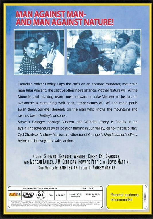 Buy Online The Wild North - DVD - Stewart Granger, Wendell Corey | Best Shop for Old classic and hard to find movies on DVD - Timeless Classic DVD