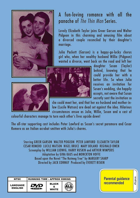 Buy Online Julia Misbehaves (1948) - DVD - NEW - Greer Garson, Walter Pidgeon | Best Shop for Old classic and hard to find movies on DVD - Timeless Classic DVD