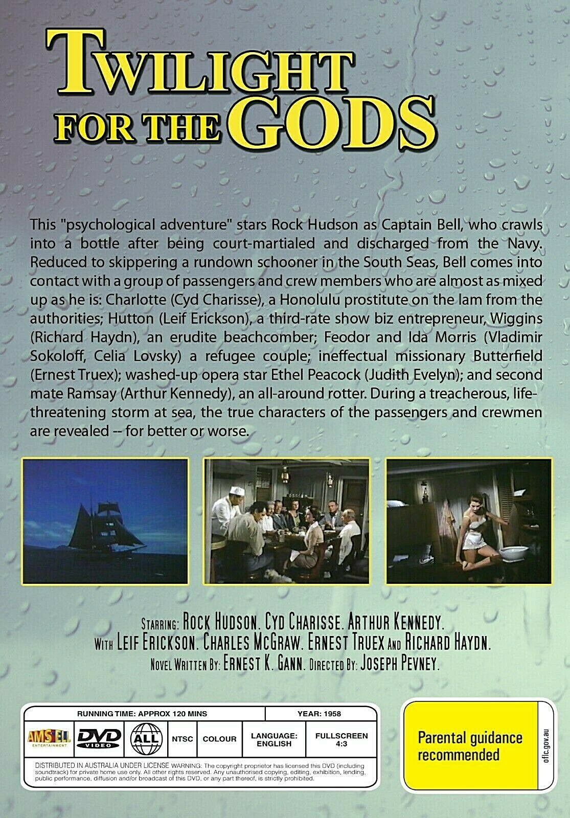 Buy Online Twilight for the Gods - DVD - Rock Hudson, Cyd Charisse | Best Shop for Old classic and hard to find movies on DVD - Timeless Classic DVD