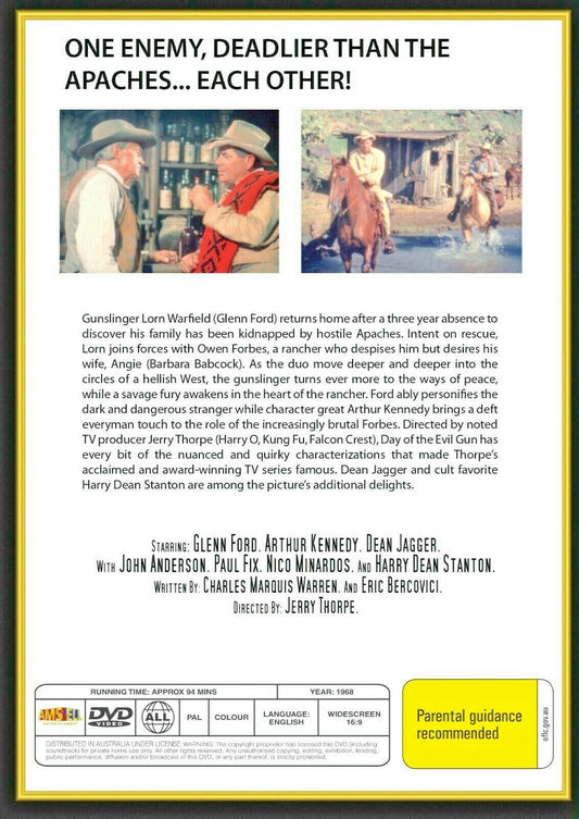 Buy Online Day of the Evil Gun (1968)- DVD - Glenn Ford, Arthur Kennedy - WESTERN | Best Shop for Old classic and hard to find movies on DVD - Timeless Classic DVD