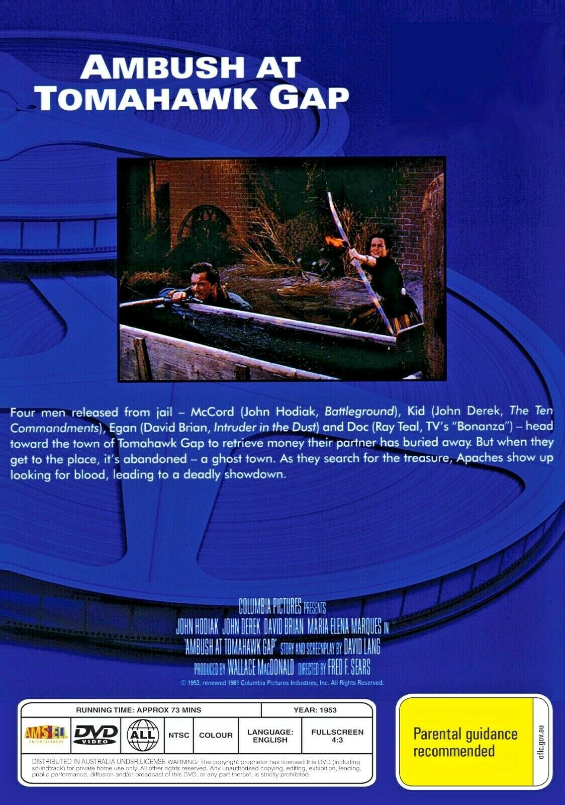 Buy Online Ambush at Tomahawk Gap (1953) - DVD - John Hodiak, John Derek - WESTERN | Best Shop for Old classic and hard to find movies on DVD - Timeless Classic DVD