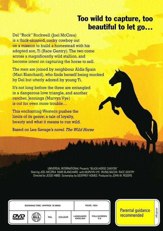 Buy Online Black Horse Canyon - DVD - Joel McCrea  - WESTERN | Best Shop for Old classic and hard to find movies on DVD - Timeless Classic DVD