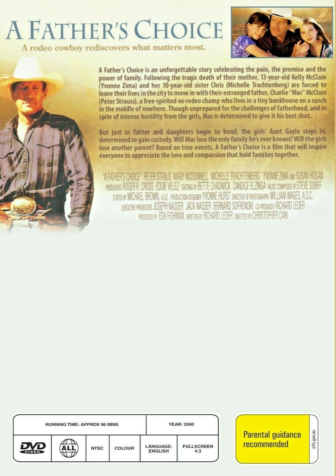 Buy Online A Father's Choice - DVD - Peter Strauss, Mary McDonnell | Best Shop for Old classic and hard to find movies on DVD - Timeless Classic DVD